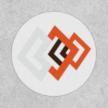 Logo design of geometric colourful lines