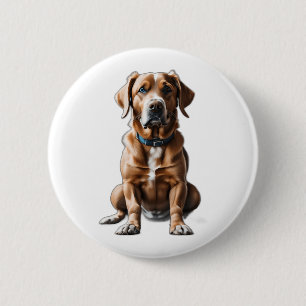 logo design t-shirt dog 2 inch round button