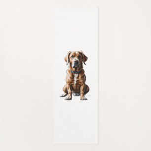 logo design t-shirt dog yoga mat