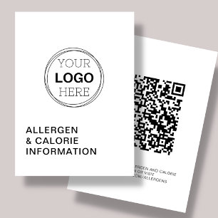 Logo d'information sur les calories allergiques Ca