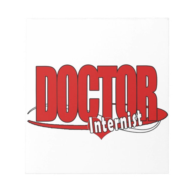 LOGO DOCTOR Internist Notepad (Front)
