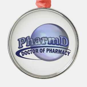 LOGO - DOCTOR OF PHARMACY METAL ORNAMENT