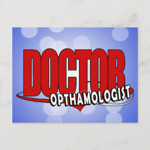 LOGO DOCTOR OPTHAMOLOGIST POSTCARD