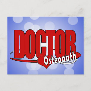 LOGO DOCTOR OSTEOPATH POSTCARD