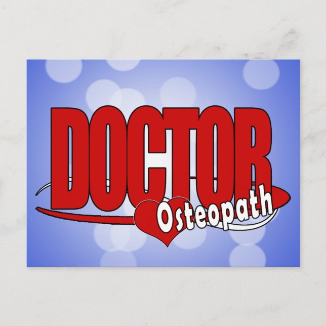 LOGO DOCTOR OSTEOPATH POSTCARD (Front)