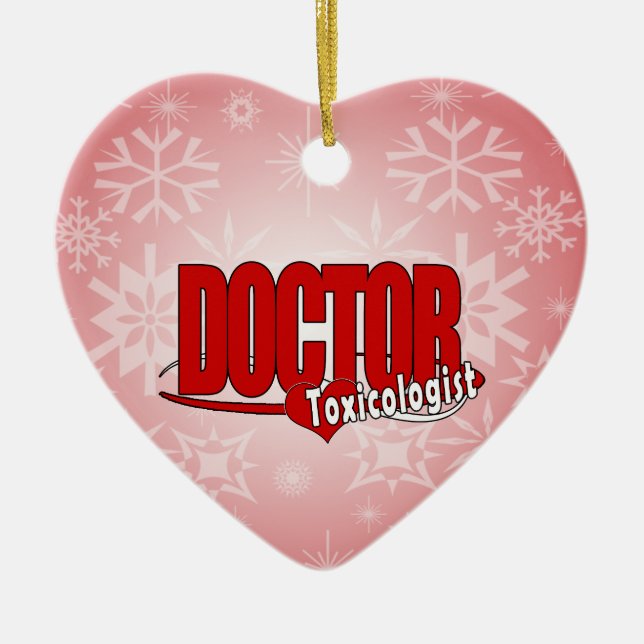 LOGO DOCTOR TOXICOLOGIST CERAMIC ORNAMENT (Front)
