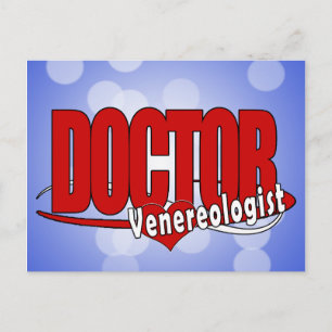 LOGO DOCTOR Venereologist Postcard