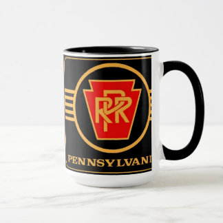 Logo du chemin de fer de Pennsylvanie, Mug noir et
