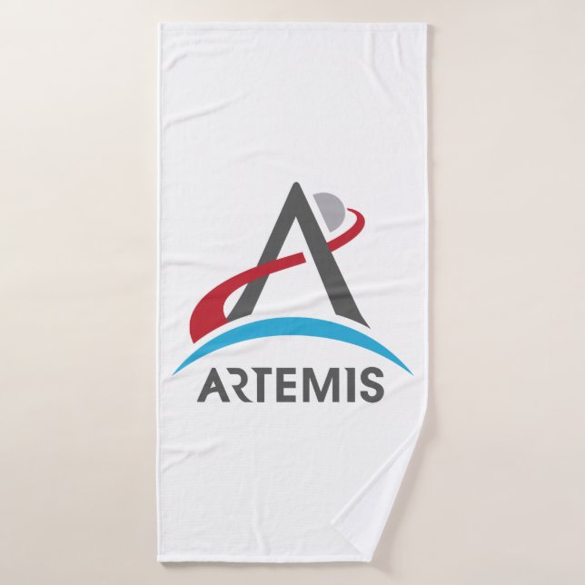 Logo du programme Artémis de la NASA Mars 2024 Ast (Serviette de bain)