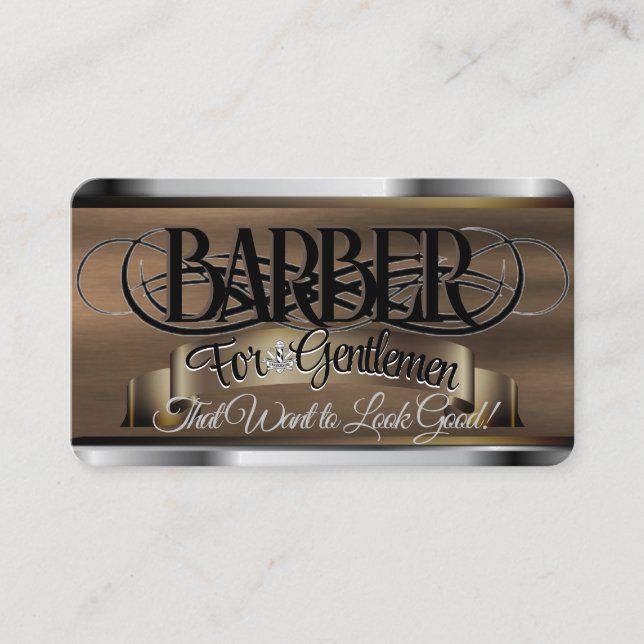 Logo du salon de coiffure / carte de visite (Devant)