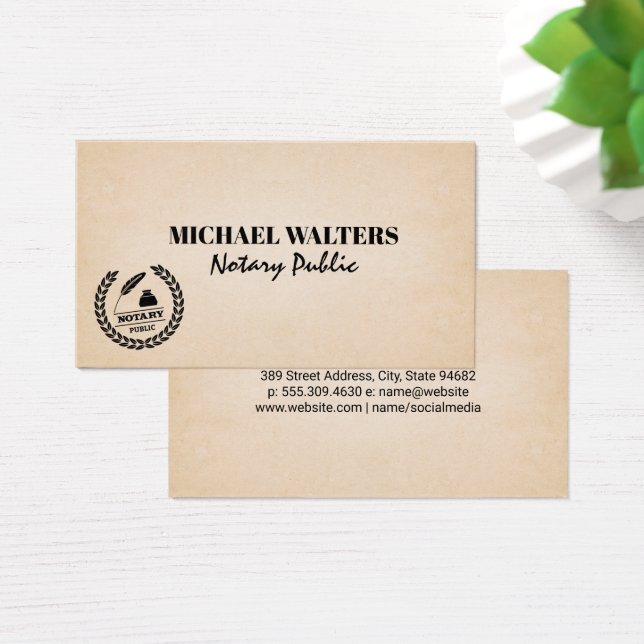 Logo du sceau public notaire (Bureau)