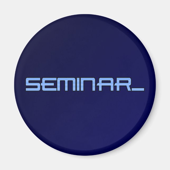 Logo du séminaire magnets (Devant)