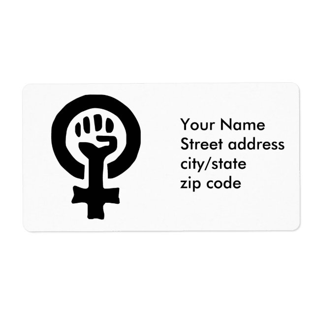 Logo du symbole féministe (Devant)