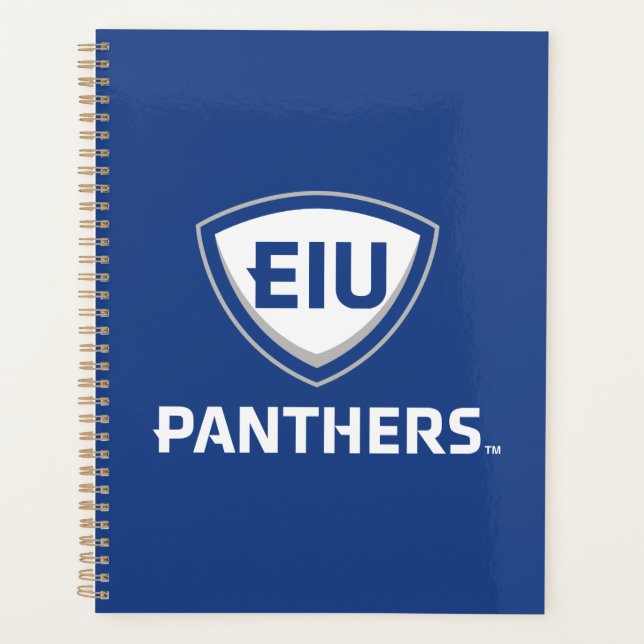 Logo Eastern Illinois Panthers Shield & Wordmark (Devant)