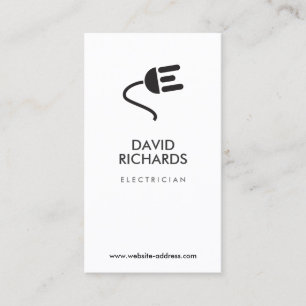 LOGO ÉLECTRICIEN CARTE DE VISITE MODERNE IV