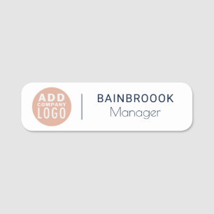 Logo Employees Name and Title Conference ID Name Tag