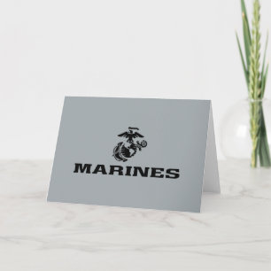 Logo en noir empilé USMC