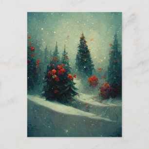 Logo Entreprise Noël Arbres Paysage Carte postale