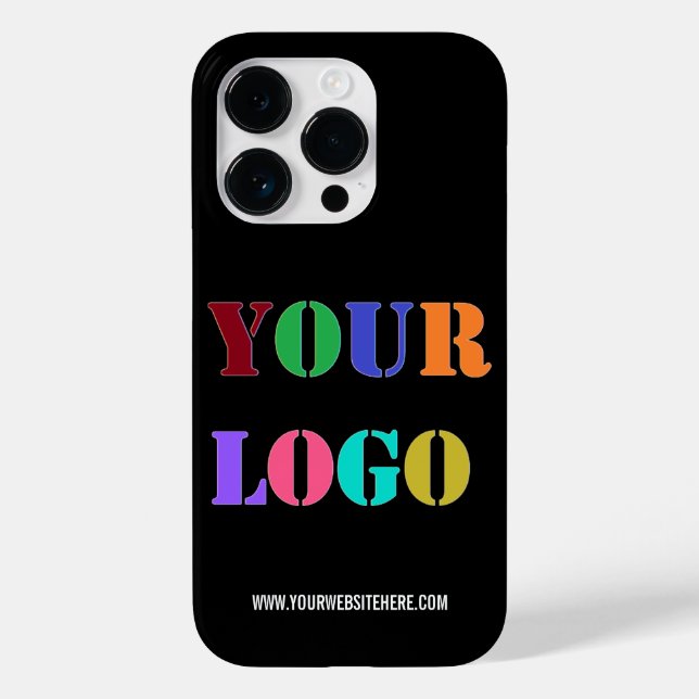 Logo et coque iphone de texte personnalisés - Choi (Verso)
