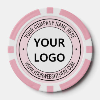 Logo et texte de l'entreprise Vos jetons de poker 