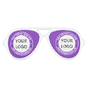 Logo et texte personnalisés Lunettes de soleil Bus