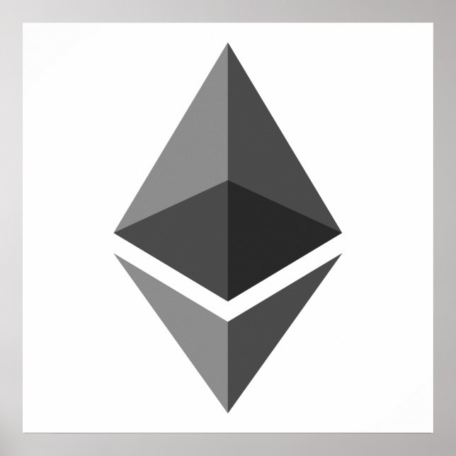 Logo Ethereum ETH | Poster (Devant)