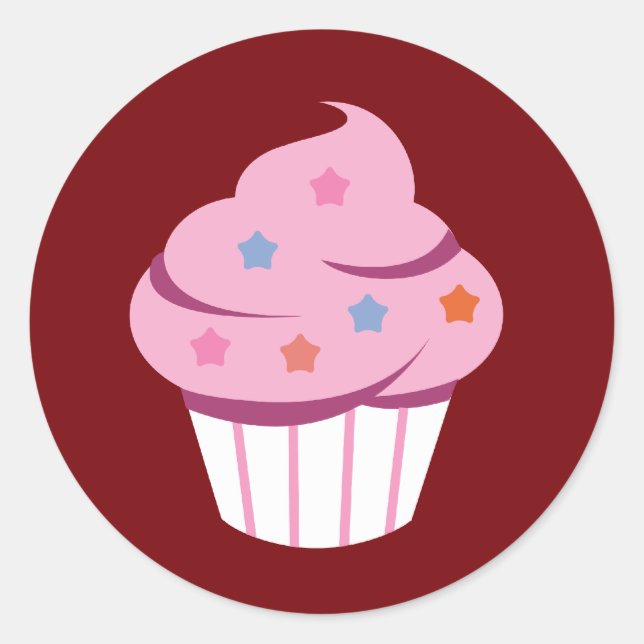 Logo Étiquette rond Cupcake #1 (Devant)