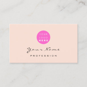 Logo Eyelash Makeup Hair Nails Holograph Blogger Business Card