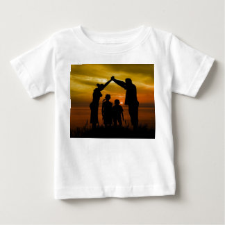 Logo Family Protection royalty-free stock illustra Baby T-Shirt