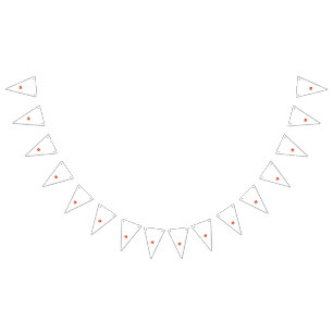 Logo featuring a unique design, representing creat bunting flags