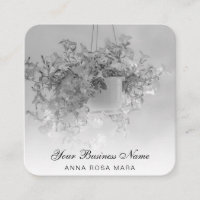 *~* Logo Floral Flower Hanging Petunia Pot QR