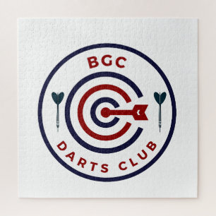 Logo For The BGC (Bonafacio Global City) Dart Club Jigsaw Puzzle
