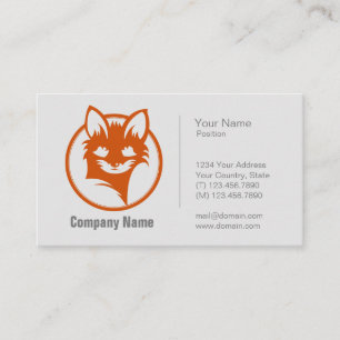 Logo Fox - Carte de visite professionnel