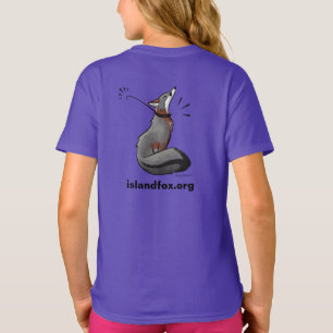 Logo Fox Color Girls T-Shirt Stacy Baker Art retou