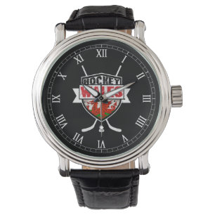 Logo gallois de hockey sur glace montre poignet