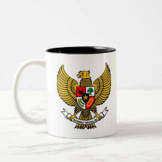 logo garuda Two-Tone coffee mug
