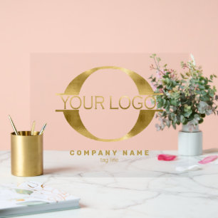 Logo Gold Foil/Bk ID810
