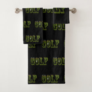 Logo Green Golf Picture Sur Noir,