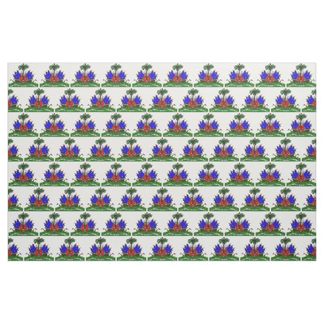 Logo haïtien de tissu de drapeau (Fat Quarter)