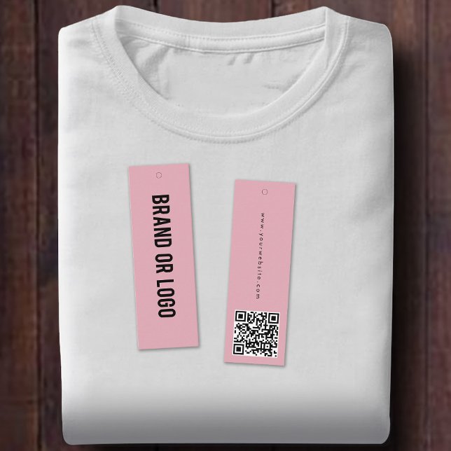 Logo Hang Tag Clothing Label Swing QR Code (Logo Hang Tag Clothing Label Swing QR Code)
