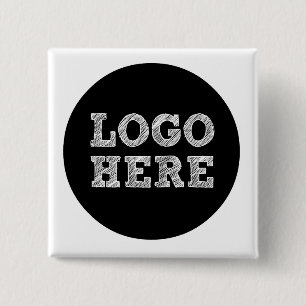 Logo Here 2 Inch Square Button