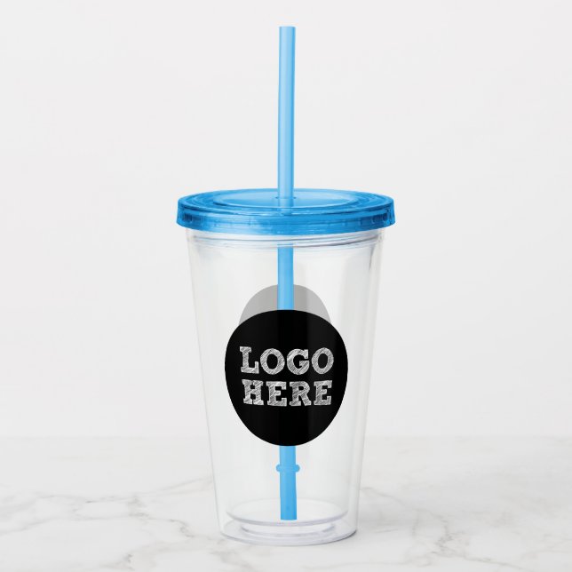 Logo Here Acrylic Tumbler (Front)