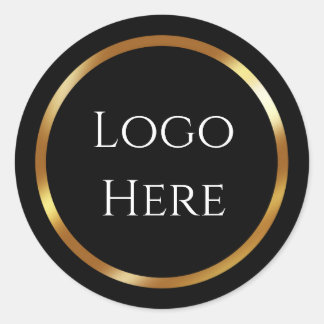 Logo Here  Classic Round Sticker