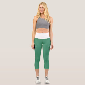 Logo High Waisted Capris