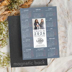 Logo Info photo Calendrier Dusty 2026 Carte magnét