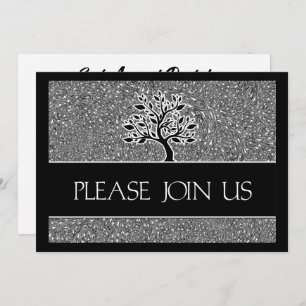 Logo Invitation Business Party Noir et blanc