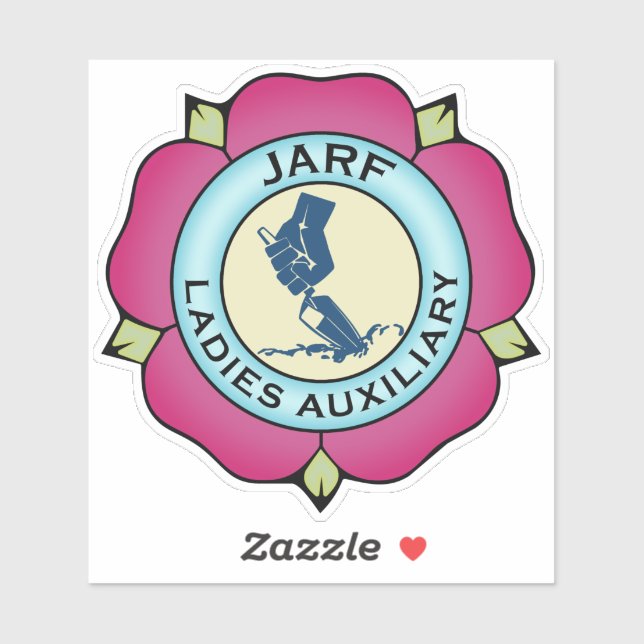 Logo JLA autocollant vinyle HS 4" (Feuille)