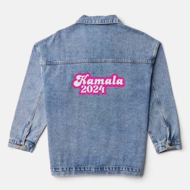 Logo Kamala Harris girly Pink 2024 (Verso)