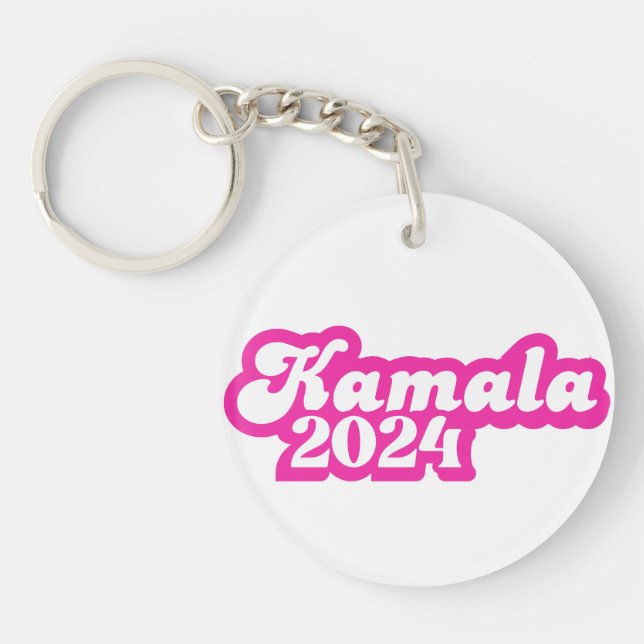 Logo Kamala Harris girly Pink 2024 (Devant)