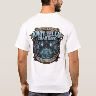 Logo Kraken Cristal Bleu - T-Shirt